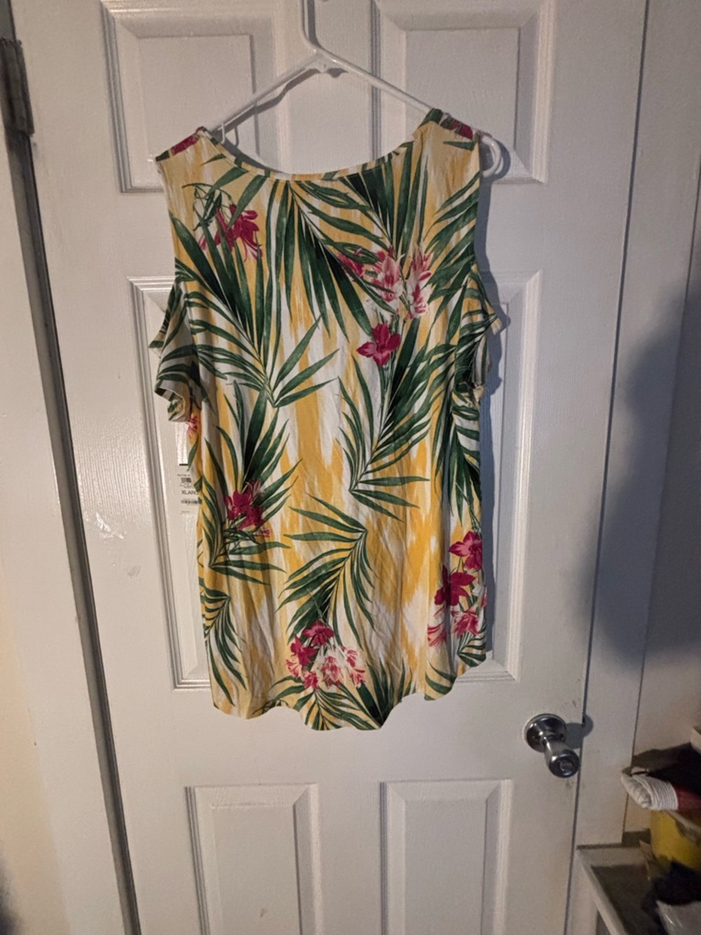 JM Collection Cold-Shoulder Floral Top-NWT, XL